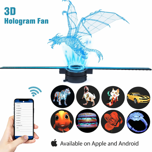 42CM 3D Hologram Fan 3D Holographic Projector